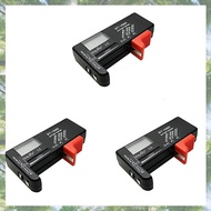 3X BT-168D Battery Tester Digital Battery Tester Battery Capacity Tester BT168D Tester for AA/AAA/C/