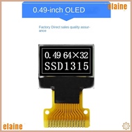 ELAINE OLED Screen Display, 14PIN IPS OLED Screen Board, inteligente SSD1315 Drive IC 0.49 inch 3.3V