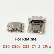 10-100PCS đế sạc USB cổng sạc đầu nối liên hệ với cho Realme C30 c30s C33 C1 2 2pro Bộ phận thay thế