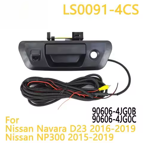Car Rear Tailgate Door Handle With Camera-Key Hole Plating For Nissan Navara 2014-2023 D23 NP300 RII