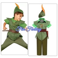 Malaysia Ready Stock💥Fairy Tale Disney Peter Pan Enchanted Forest Elf Cosplay Costume Set 迪士尼童话故事彼得潘