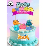 ✁❁◊axie infinity cake topper (D1)