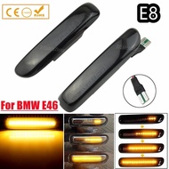 Side Marker Flowing Dynamic Blinker LED Turn Signal Light For BMW E46 3 Series Limo Coupe Compact Ca