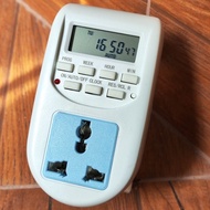 Timer Converter Power Plug Automatic On Off Socket Digital Timer Programable Timer Ac 220V