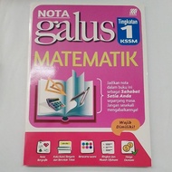 nota galus MATEMATIK tingkatan 1 kssm