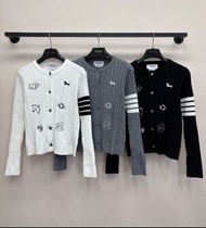 Thom Browne Sweater Tb 圓領針織開衫外套女
