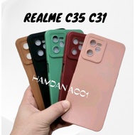 HP Softcase Casing Realme C35 C31 Silicone Pro camera back protector for cellphone camera Full cover