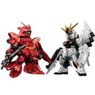 [現貨] PB 魂商店限定 食玩 FW GUNDAM CONVERGE ν-鋼彈 & 沙薩比 金屬色塗裝