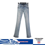 GA Blue 901 Women's Low Rise Straight Jeans - 2014
