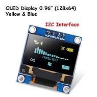 OLED Display 0.96田 Yellow Blue 128x64 I2C Arduino Module
