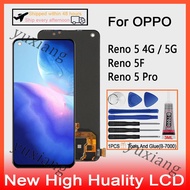 OLED TFT OPPO Reno 5 4G 5G Reno 5F Reno 5 Pro 5G LCD Display Touch Screen Replacement