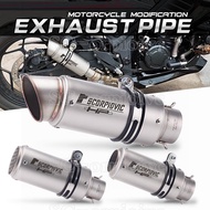 Motorcycle Exhaust Pipe Dirt Pit Bike Muffler Escape Z750 Z900 GSXR 600 750 1000 MT07 MT09 NMAX  G31
