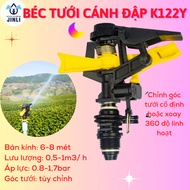 [TI INOX] Taiwan- K122Y JINLI angle adjustable flap irrigation nozzle, 360 degree rotation, 21mm ext
