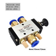 4R210 08 Manual Valve Push Pull Pneumatic Switch Position &amp; Way 5 Way 2 Position