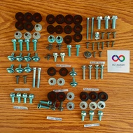 Free Shipping/ Crypton Motorcycle Bolts/ Crypton Motorcycle Body Bolts/ Crypton Complete Bolts / Yam