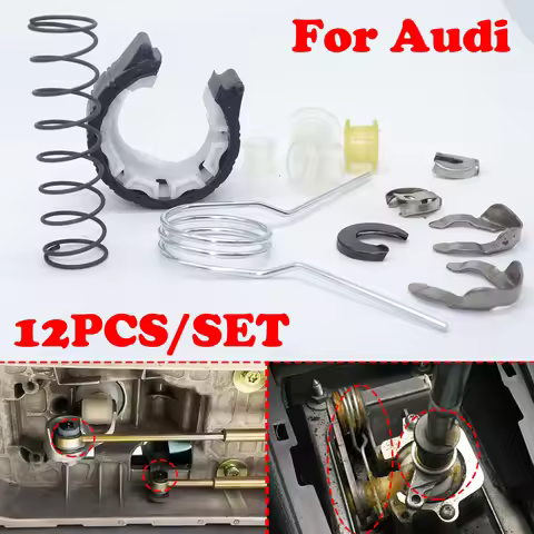 12pc Complete Set Upgrade Bushing MT Gearbox Rebuild Kit Shifter Lever Adjuster For Audi A2 8Z 2000-