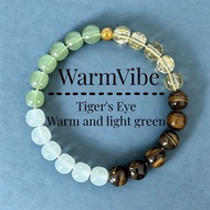 Bracelet Tiger Stone Opal Crystal Gold Bead Bracelet Power Stone