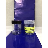 🔥🔥Balang plastic kuih kecik 200ml (tinggi 8cm lebar 6.5cm)