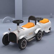 貝多奇兒童電動小火車可坐人雙人寶寶玩具車雙驅充電小孩復古童車