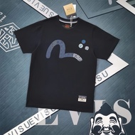 EVISU/God of Fortune 2026 Early Spring New Style Short-Sleeved T-Shirt Men Style Women Style Couple 