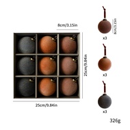 KAIPAQI | Christmas Decoration Ornaments Velvet Baubles