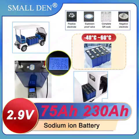 Grade A 2.9V 3.1V 75Ah 230Ah Sodium ion battery -40℃ Low-Temperature Battery Pack for Refrigerated W