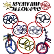20" BICYCLE ALLOY RIM BMX WHEEL SET ALLOY RIM COMPLETE/BMX ALLOY SPORT RIM SPORT RIM BASIKAL /Alloy 