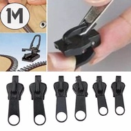 1M 6Pcs Instant Zipper Universal Instant Fix Zipper Repair Kit Replacement Zip