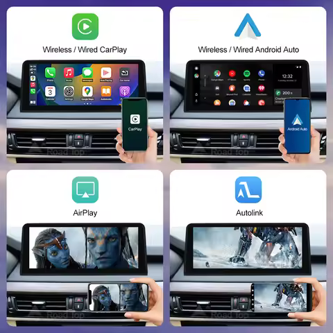 1920*720 Multimedia Touch Screen For BMW X5 F15 F85 X6 F16 F86 NBT 2014-2016 Android Auto NBT System