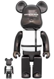 Image.台中逢甲店 BE@RBRICK BEARBRICK 400%100% MEDICOM TOY PLUS 黑