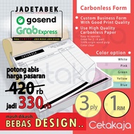 Dijual Cetak Nota 1 Rim 3 Ply (Bebas Desain) 3Ply 1Rim - Kurir