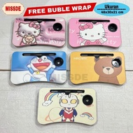 MEJA BELAJAR ANAK LIPAT KARAKTER DORAEMON HELLO KITTY