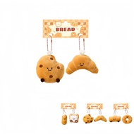 Fun Bakery Series Plush Toy Pendant Soft Stuffed Cute Plushie Doll Birthday Gift