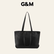 [ส่งจากไทย] G&M กระเป๋าโท้ทใบใหญ่ กระเป๋าสะพายไหล่ผู้หญิง หนัง PU พรีเมียม ใส่ iPad 13 นิ้วได้ กระเป