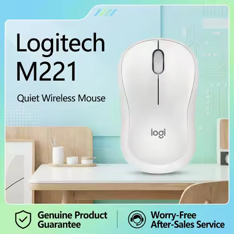 Logitech M221 Wireless Mouse Pc Mouse Wireless Laptop Accessories, Laptop Silent USB Portable Office