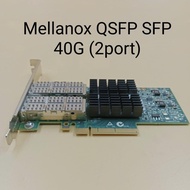 [Diskon] Lan Card Dual 2 Port Mellanox Qsfp Sfp 40G