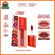 DnF_Mart OMG OH MY GLAM Glassy Lip Tint 2g - Intense Color Lip Tint Lasts 12 Hours
