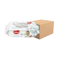 [ยกลัง] Huggies Pure Clean Baby wipes ทิชชู่เปียก สำหรับเด็ก ฮักกี้ส์ เพียว คลีน 64 แผ่น x 12 แพ็ค