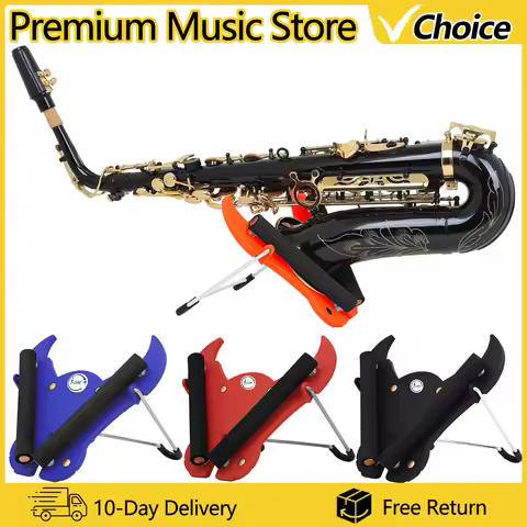 SLADE Saxophone Stand Portable Alto Tenor Sax Support Foldable Tripod Holder Bracket Saxophone Woodw
