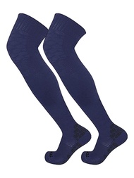 High Over the Knee Athletic Sports Performance Socks with Flex, Compression & Extra Cushion Zones