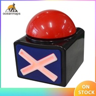 OCE  Red Quiz Buzzer with Sound and Light Wireless Buzzer for Contest Answer Game