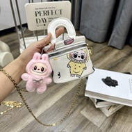 Túi Cốp Mini Hình Labubu Tặng gấᴜ Labubu Cute Dễ Thương Nữ Clutch Bag