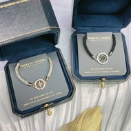 ins Couple Bracelets with Unique Design Sense2023High-Value Woven Bracelet for Men and Women Valenti