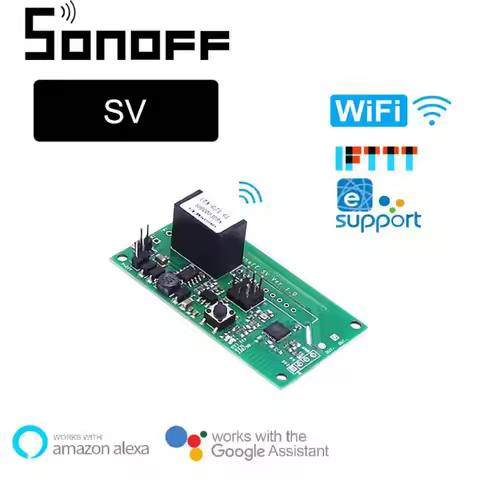 SONOFF SV Wifi Smart Switch Safe Voltage WiFi Wireless Switch Smart Home Module Support Secondary De