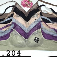 Angel bra 204 C-D Cup 4 Hooks Holds Shape No Underwire Sponge Large Size 36-44 Inches