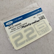 EMBLEM - FENDER SIDE (2.2 6AUTO) ( GENUINE PART )/RANGER T8 XL >AB3Z-16-098C