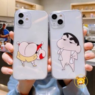 Cute Funny Crayon Shin-chan Clear Phone Case For Xiaomi Poco F7 Ultra F6 F5 F4 F3 GT F2 Pro 5G 4G Ca