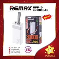 REMAX RPP-10 30000mAh Digital Display / Torch Light / 2.4A Fast Charging Power Bank 充电宝 Pawer Bank