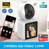 2-Way Video Call Camera - 2.8 inch IPS Screen, Motion Detection Home Camera Wireless Camera