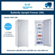 Butterfly Upright Freezer 190L (BUF-190)